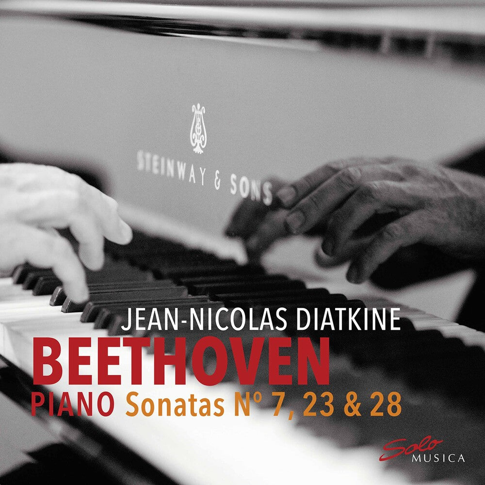 the album cover for Beethoven / Diatkine - Piano Sonatas 7 / 23 / 28