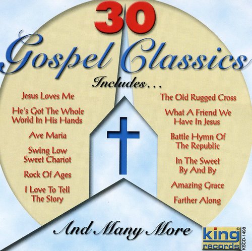 30 Gospel Classics Music CD