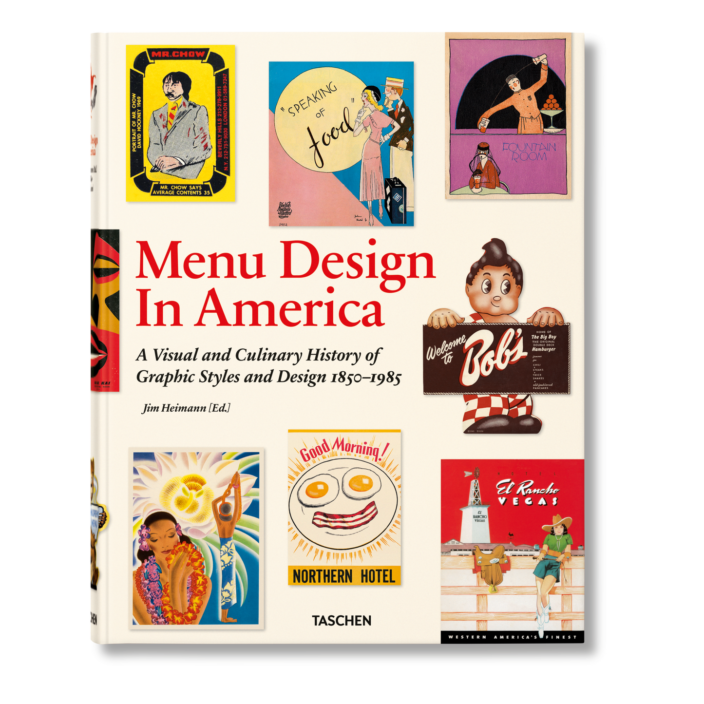 Menu Design in America (German, French, English) Book
