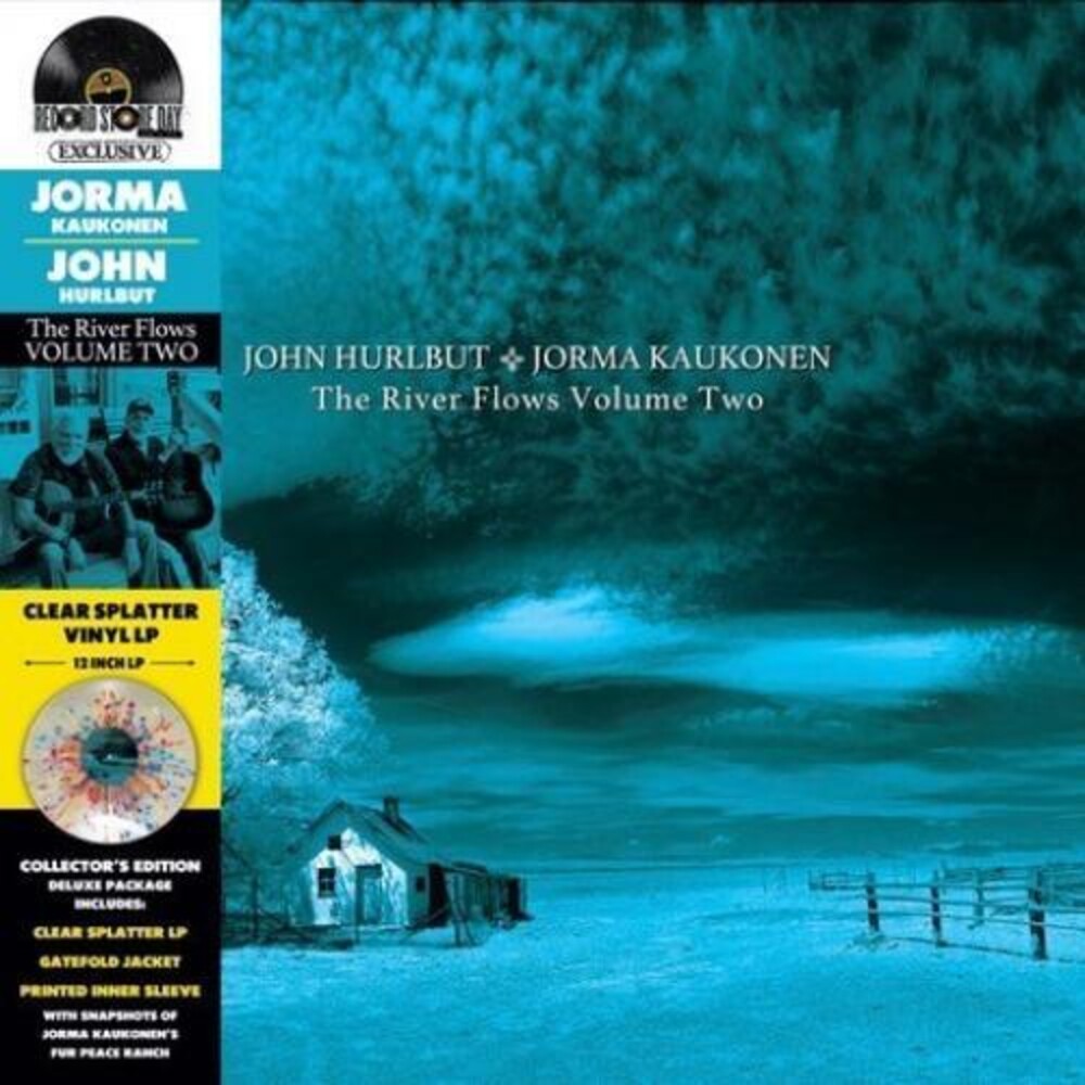 Jorma Kaukonen & John Hurlbut - The River Flows Vol. 2 (Rsd) [Clear Vinyl] [RSD] Vinyl Record