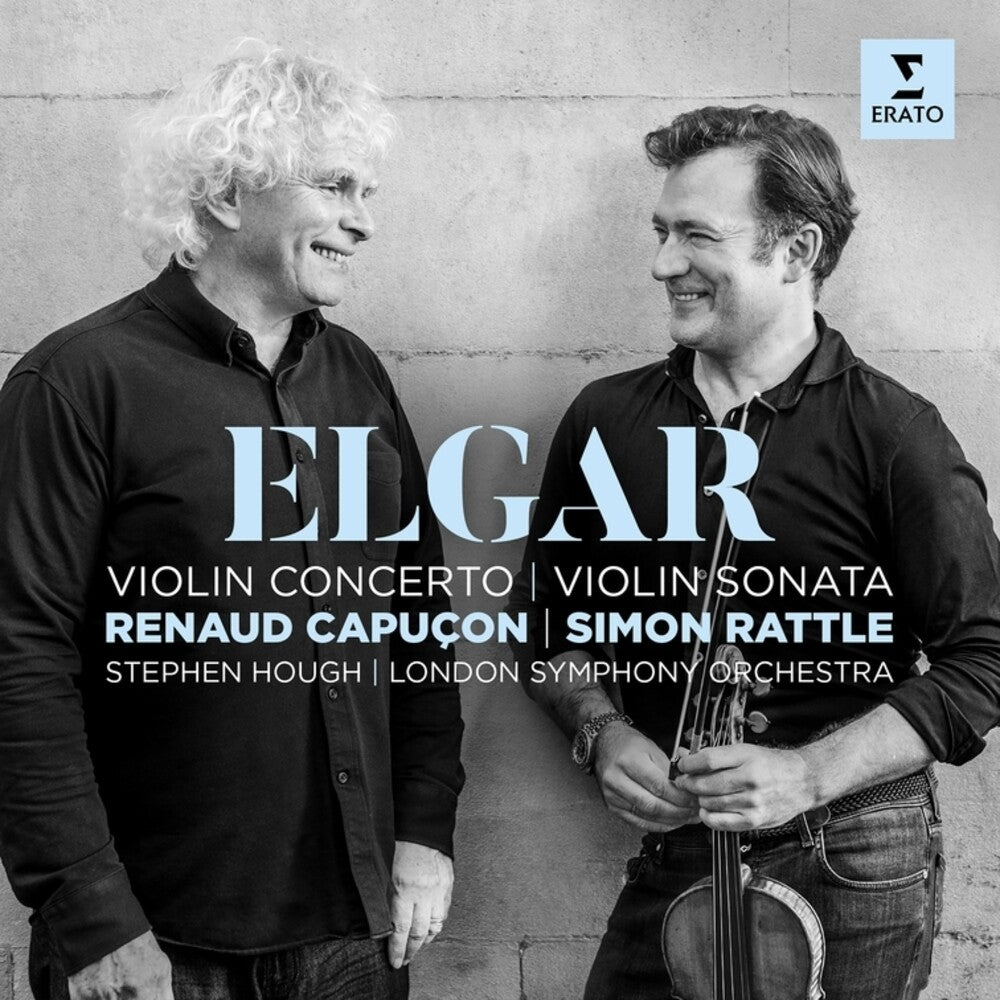 the album cover for Renaud Capucon  / Lso - Elgar: Violin Concerto - Violin Sonata [Digipak]