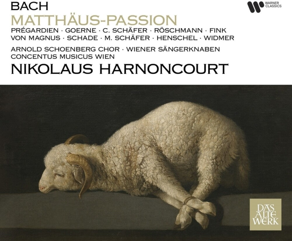St Matthew Passion - Passion Selon St Matthieu (Bach) Music CD