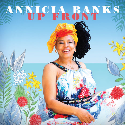 the album cover for Annicia Banks - Up Front