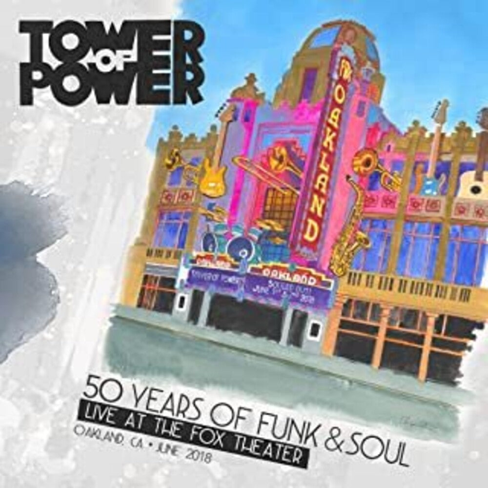 Tower Of Power - 50 Years of Funk & Soul: Live at the Fox Theater - Oakland, CA - June 2018 [3LP] Vinyl Record