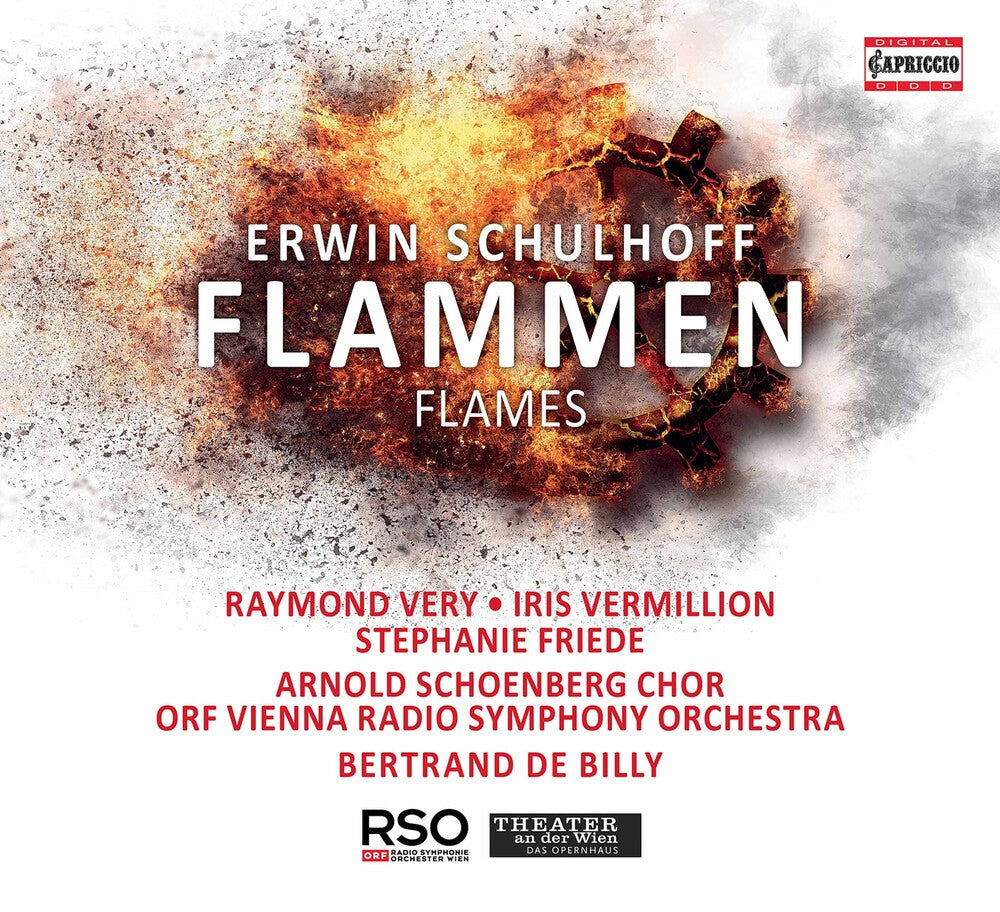 the album cover for Schulhoff - Flammen