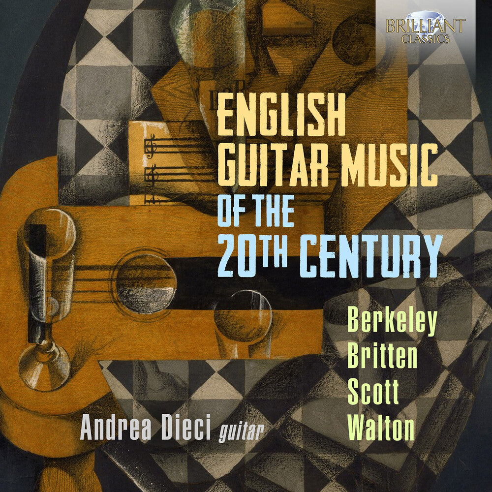 the album cover for Berkeley / Dieci - English Guitar Music