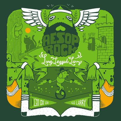 Aesop Rock - Long Legged Larry [Green 7"] Vinyl Record