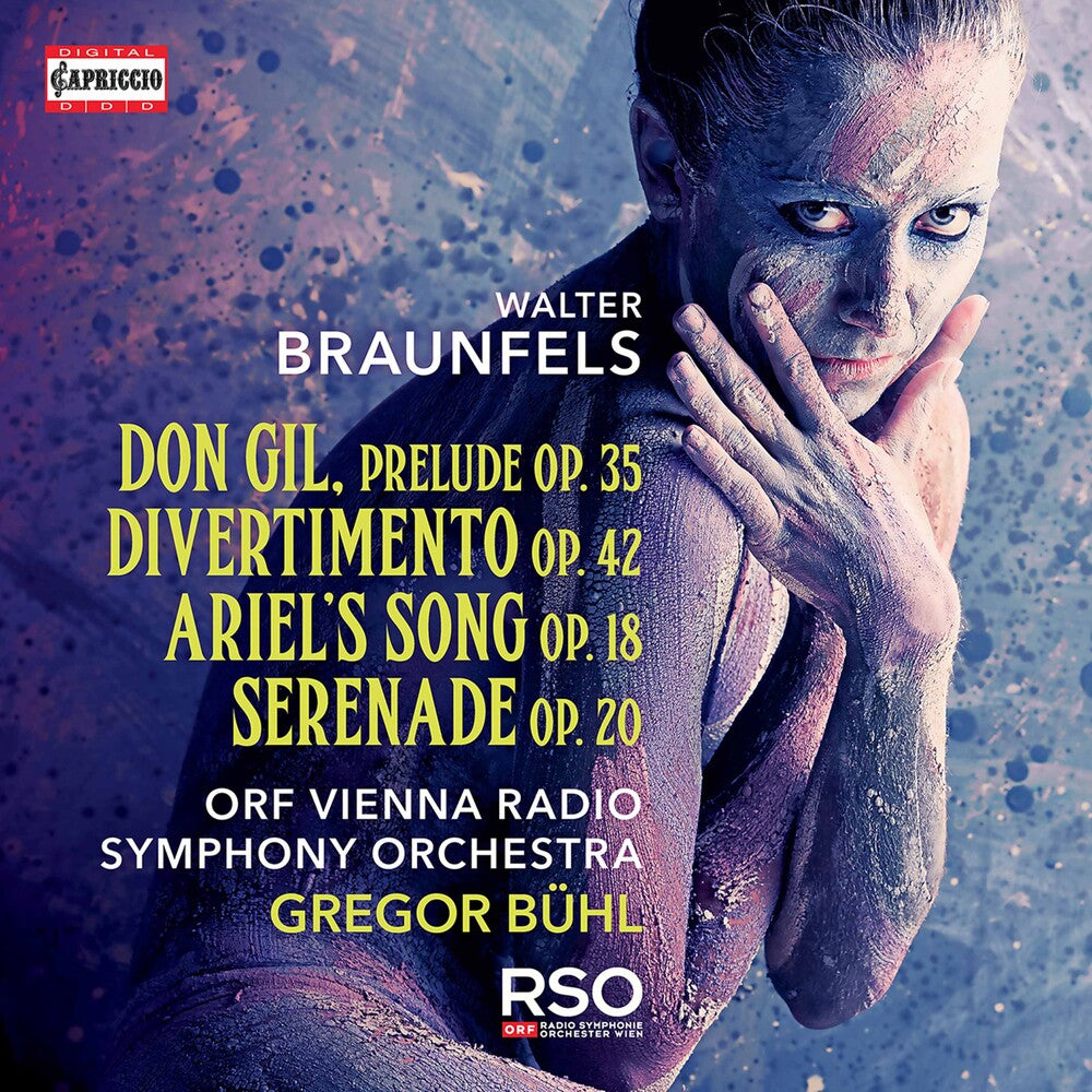 the album cover for Braunfels / Orf Vienna Radio Symphony Orch - Orchestral Works