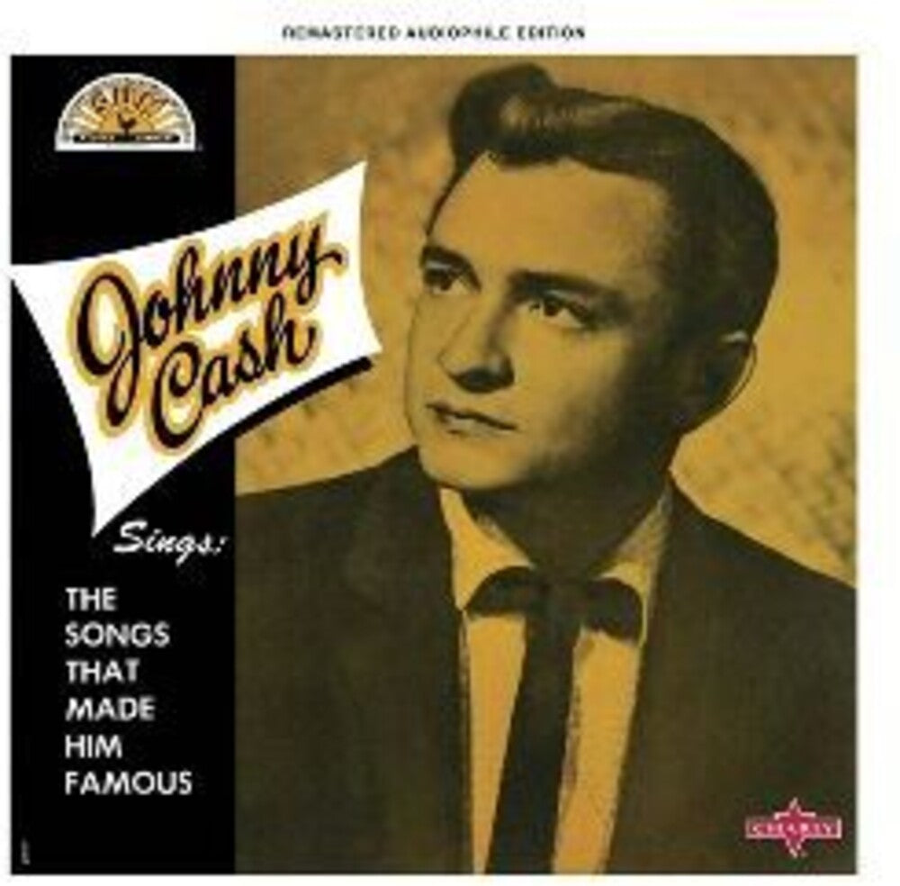 the album cover for Johnny Cash - Johnny Cash Sings The Songs That Made Him Famous
