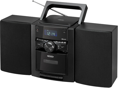 Jensen CD785 Bluetooth Music System – CD Cassette AM/FM (Black) – Speakers
