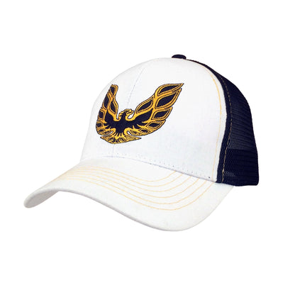Pontiac Firebird Trucker Hat Officially Licensed - White and Black