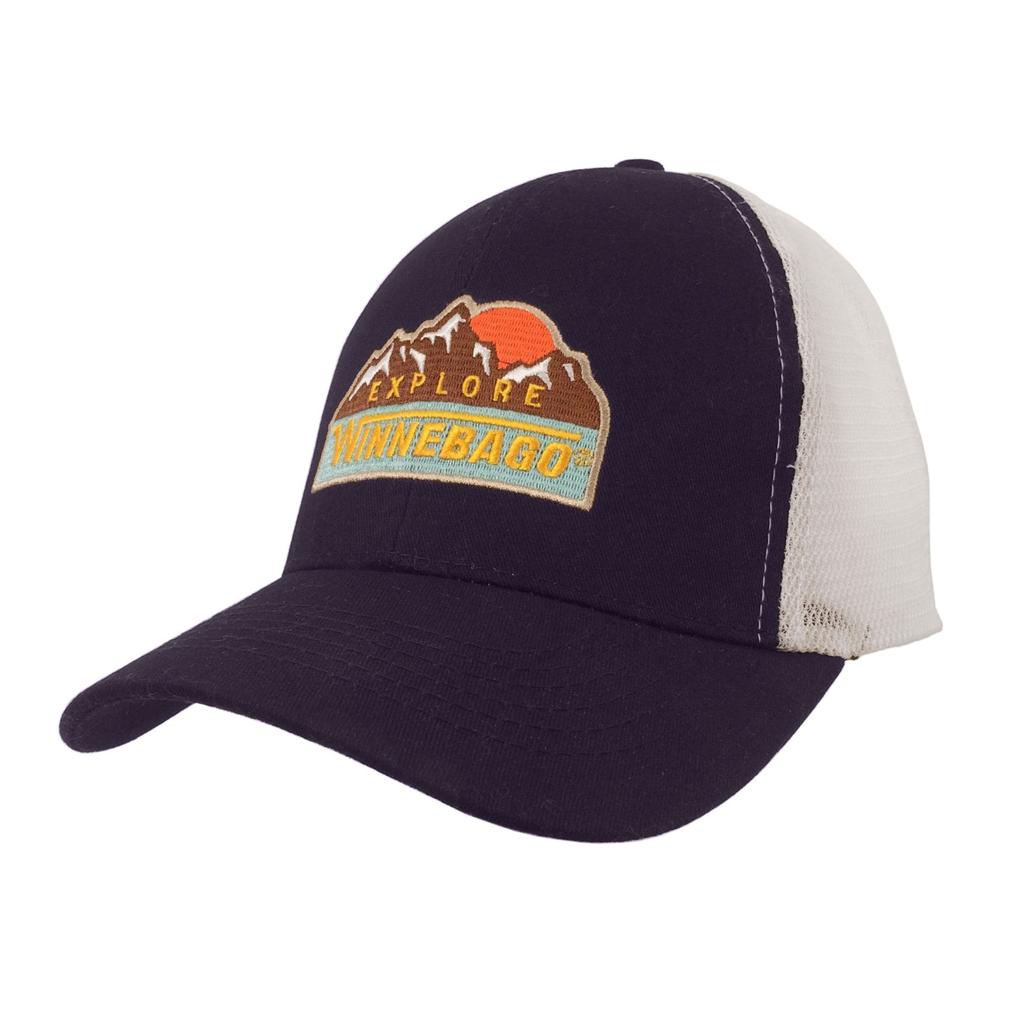 Explore Winnebago RV Trucker Hat Officially Licensed - Navy and White