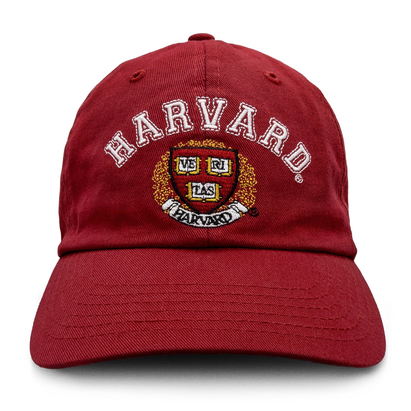 Harvard University Veritas Baseball Hat Officially Licensed - Red
