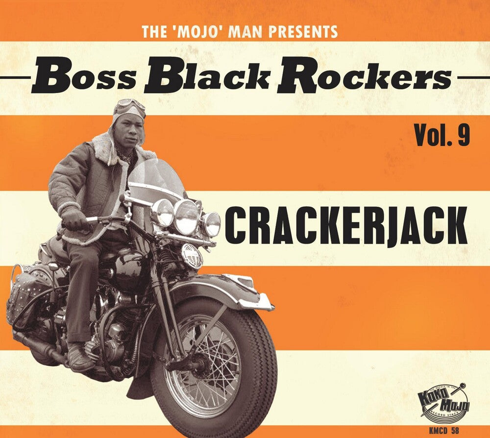 the album cover for Boss Black Rockers Vol 9 Crackerjack / Various - Boss Black Rockers Vol 9 Crackerjack / Various
