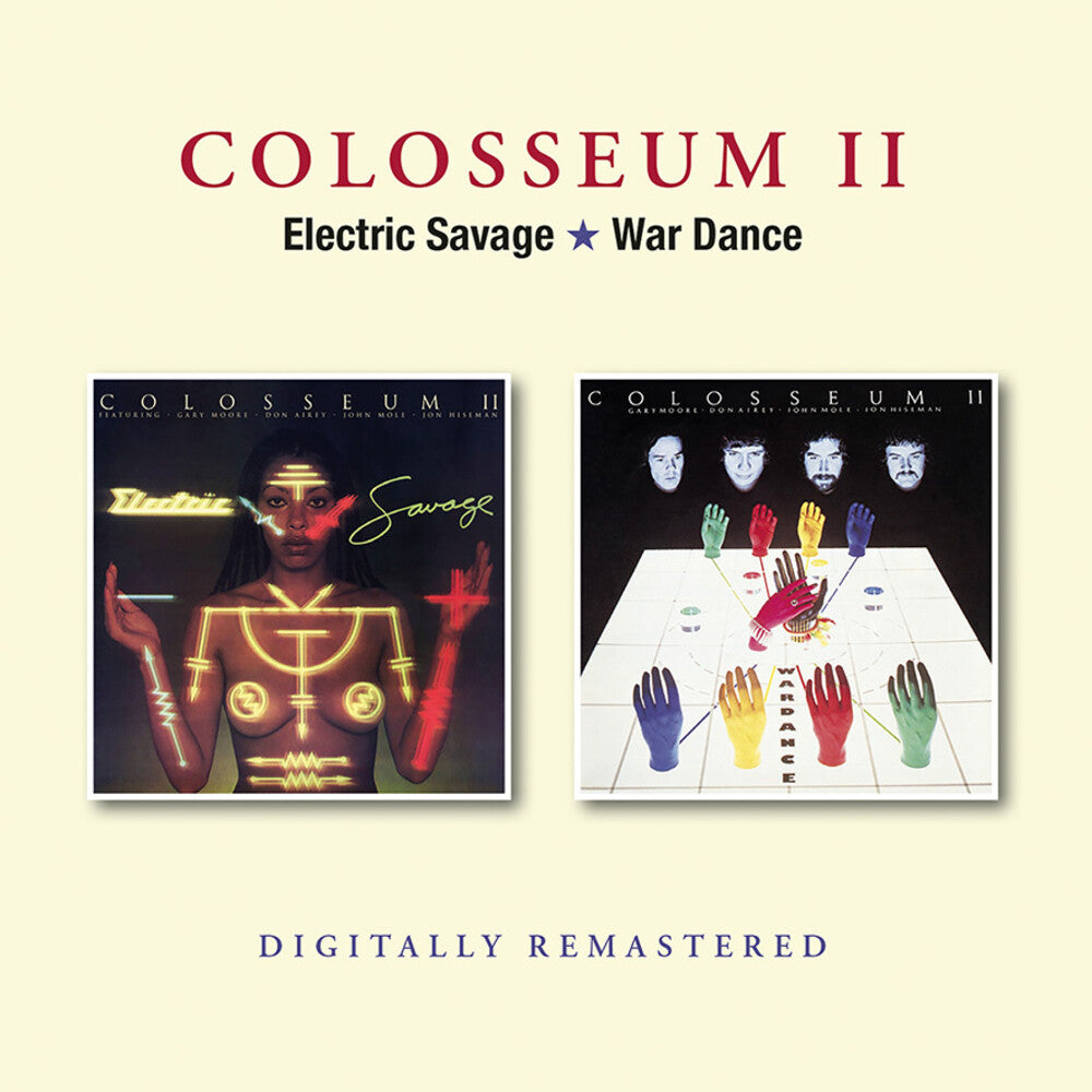the album cover for Colosseum II - Electric Savage / War Dance (Uk)