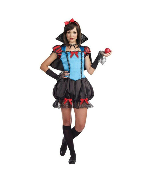 Gothic Fairytale Princess Juniors Snow White Costume Size Teen Large 11-13