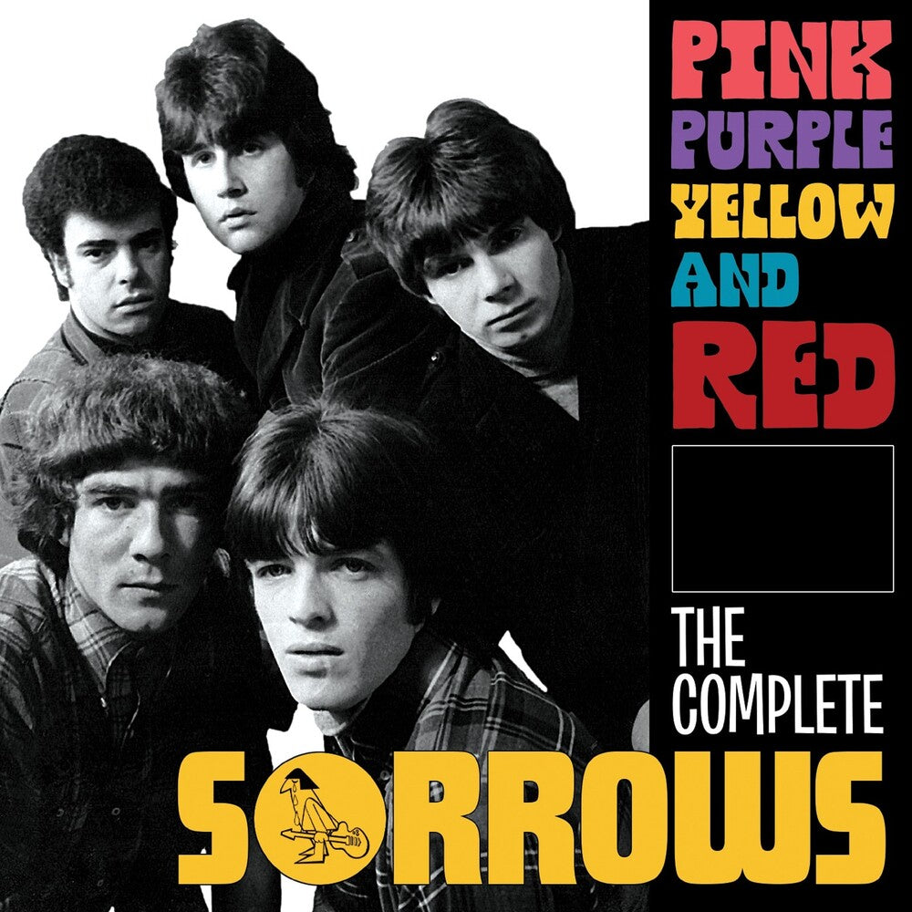 the album cover for Sorrows - Pink Purple Yellow & Red: Complete Sorrows (Uk)
