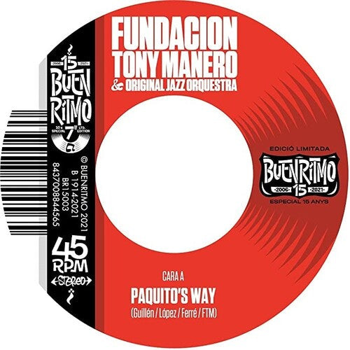 Fundacion Tony Manero & Original Jazz Orquestra - Paquito's Way Vinyl Record