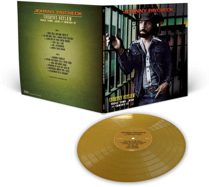 Johnny Paycheck - Country Outlaw - Take This Job & Shove It (Gold Vinyl) Vinyl Record