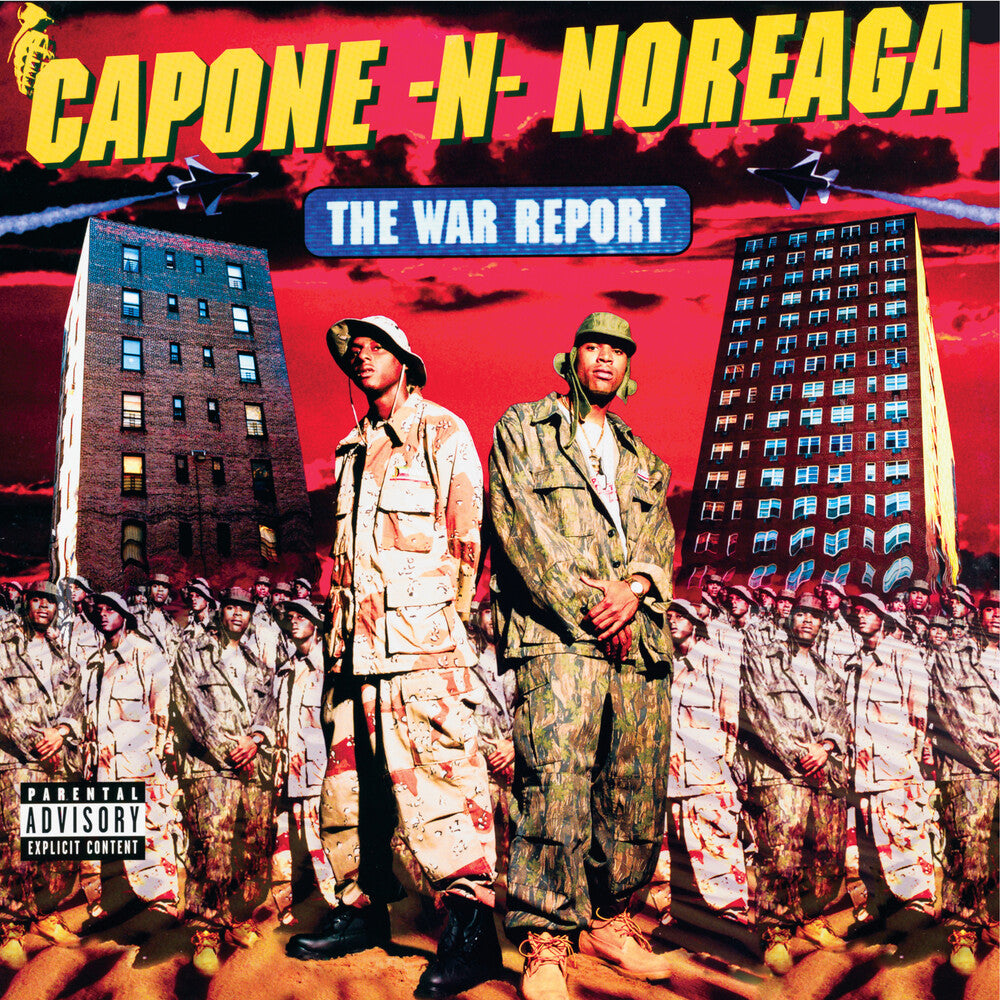 Capone-N-Noreaga - The War Report (Clear Vinyl with Red & Blue Splatter Vinyl) [LP] Vinyl Record