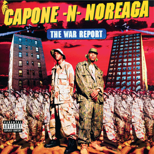 Capone-n-noreaga - War Report - Clear Vinyl With Red & Blue Splatter - Vinyl Record
