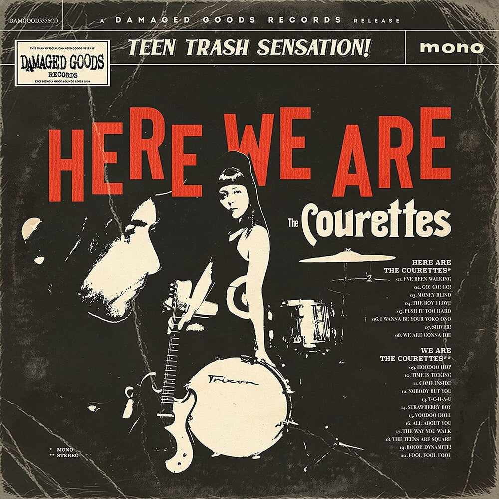 Here We Are The Courettes Music CD