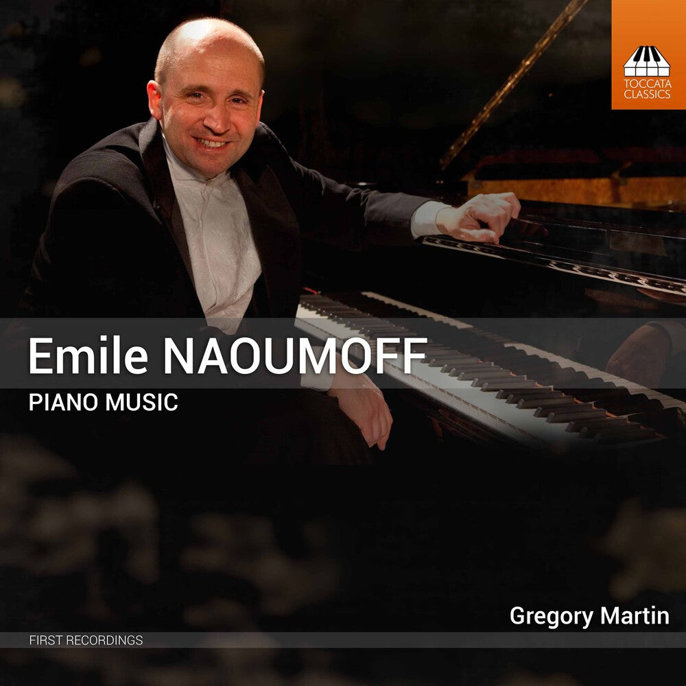 the album cover for Naoumoff / Martin - Complete Piano Music