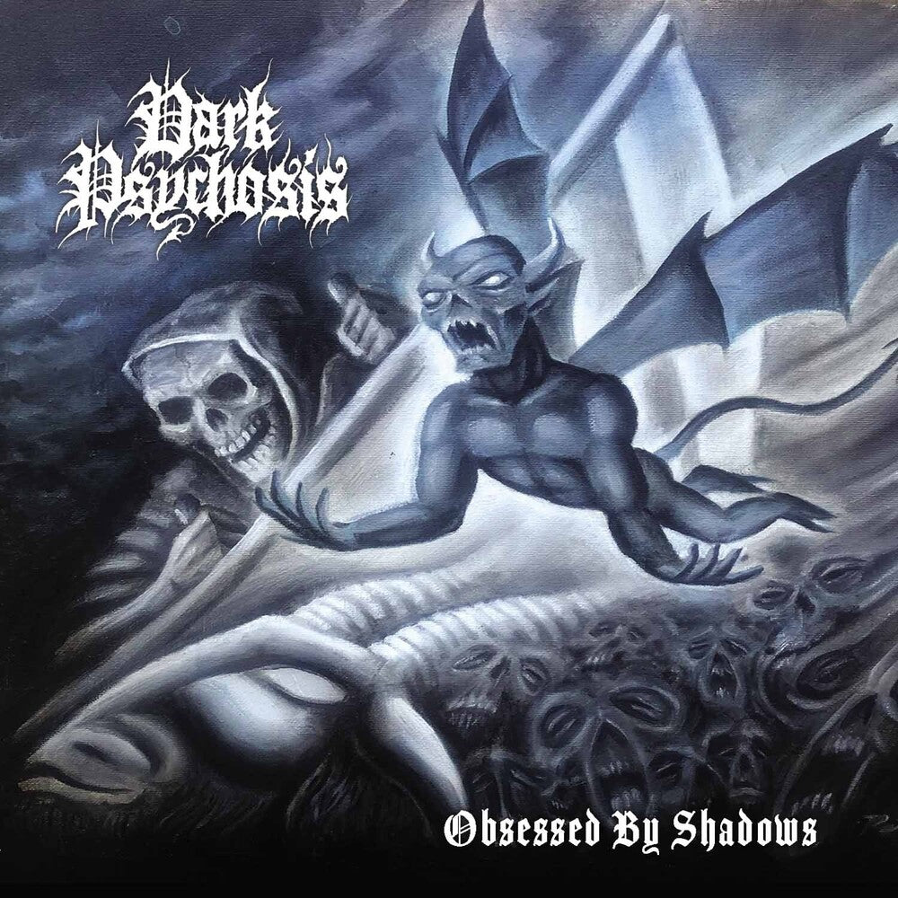 the album cover for Dark Psychosis - Obsessed By Shadows [Digipak]
