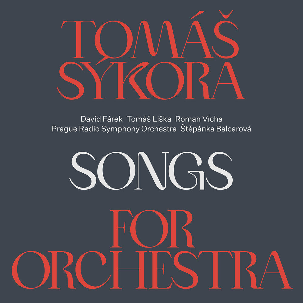 the album cover for Ruzicka / Sykora / Farek - Songs For The Orchestra