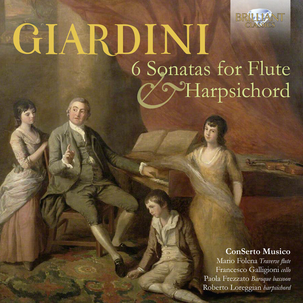 the album cover for Giardini / Conserto Musico - 6 Sonatas For Flute