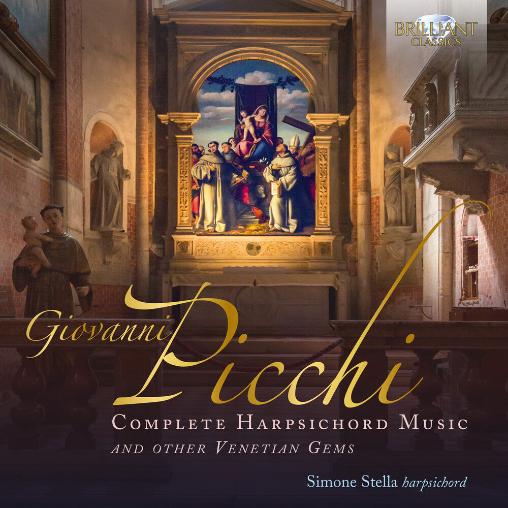 the album cover for Picchi / Stella - Complete Harpsichord Music