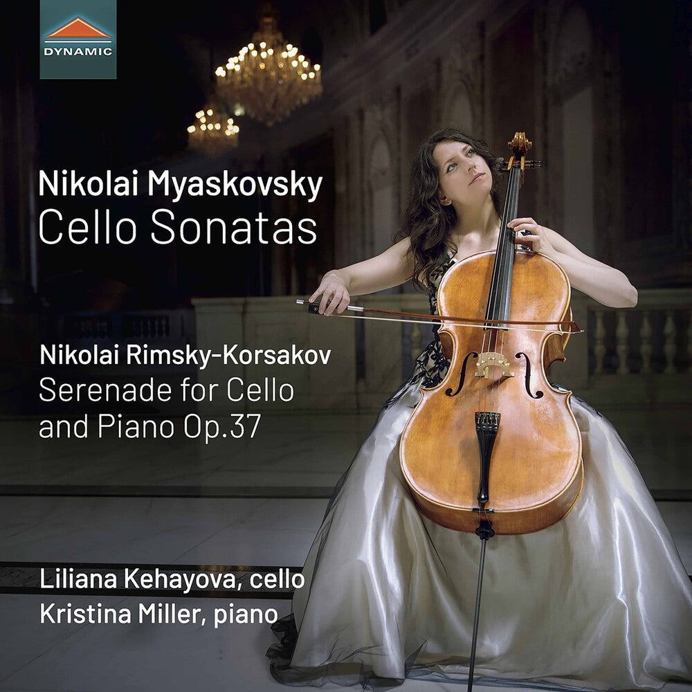 the album cover for Myaskovsky / Kehayova / Miller - Cello Sonatas