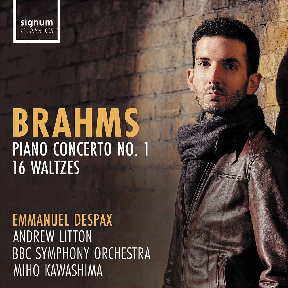 the album cover for Brahms / Despax / Litton - Piano Concerto 1 / 15