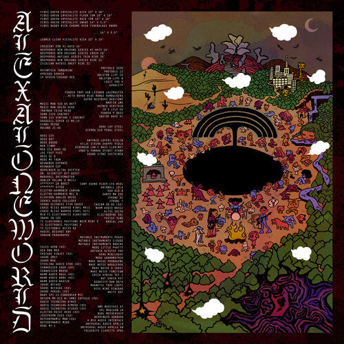 alexalone - ALEXALONEWORLD [Burgundy & Black Swirl] Vinyl Record