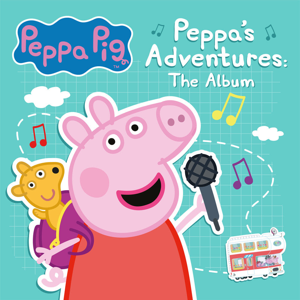 the album cover for Peppa Pig - Peppa's Adventures: The Album