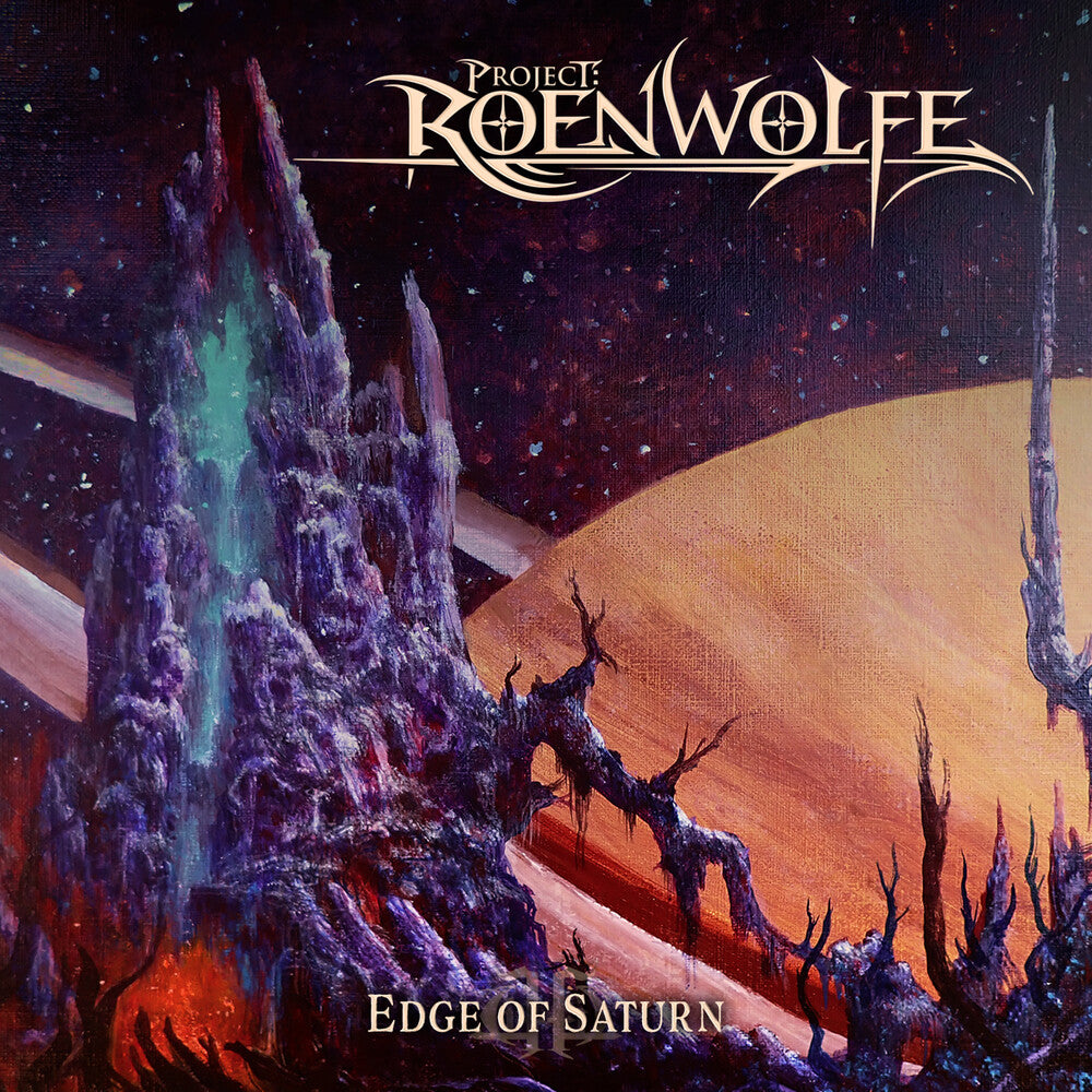 the album cover for Project: Roenwolfe - Edge Of Saturn