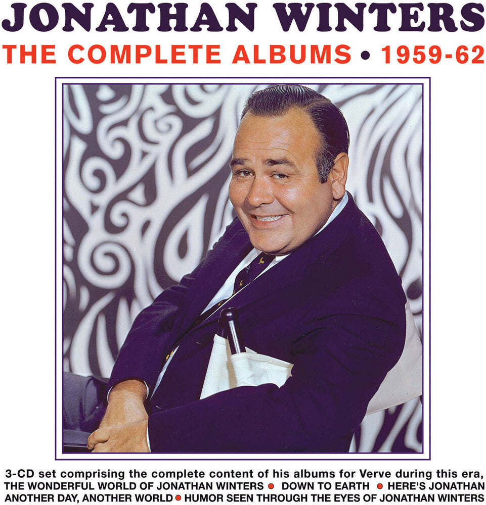 the album cover for Jonathan Winters - The Complete Albums 1959-62
