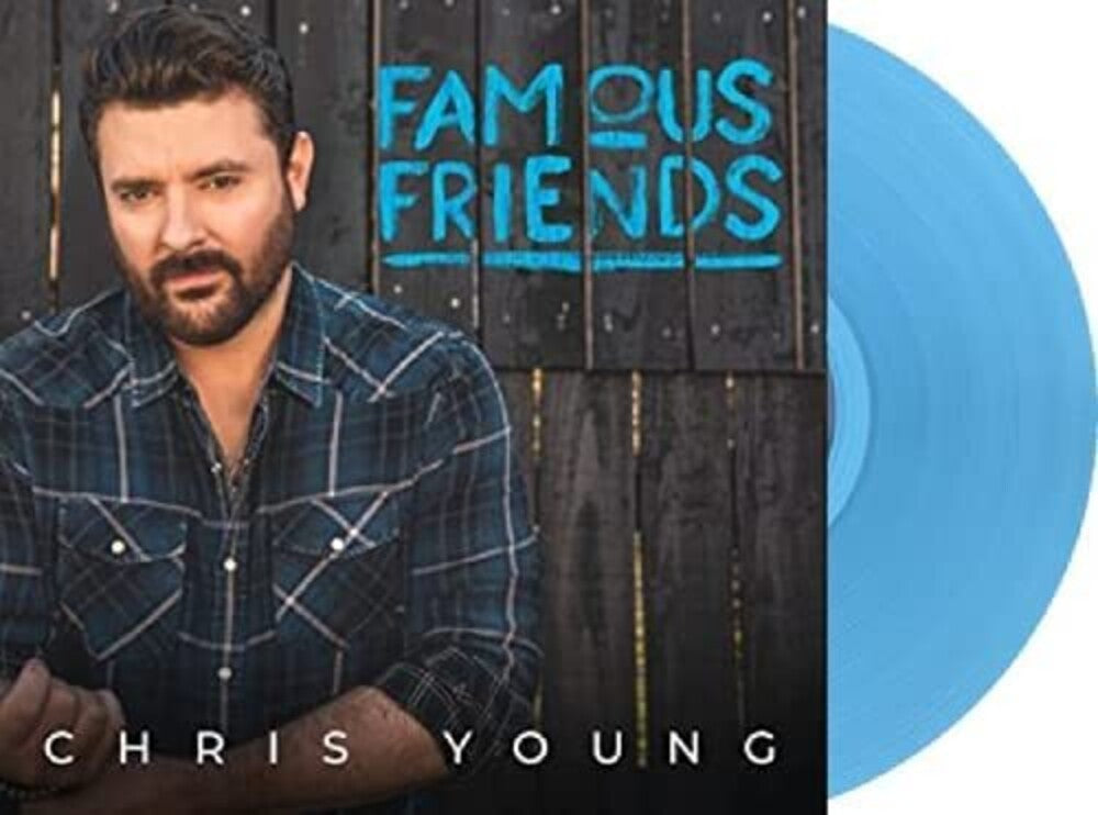Chris Young - Famous Friends [Aqua Blue LP] Vinyl Record