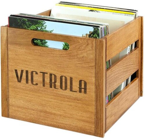 Victrola Va20 Record Crate Holds 50 Lp Records - Victrola Va20 Record Crate Holds 50 Lp Records - Vinyl Accessories