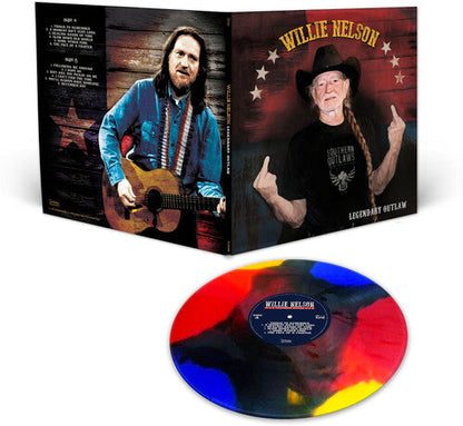 Willie Nelson - Legendary Outlaw (Multi-Color) Vinyl Record