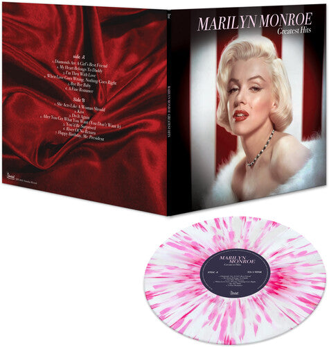 Marilyn Monroe - Greatest Hits [Pink & White] Vinyl Record