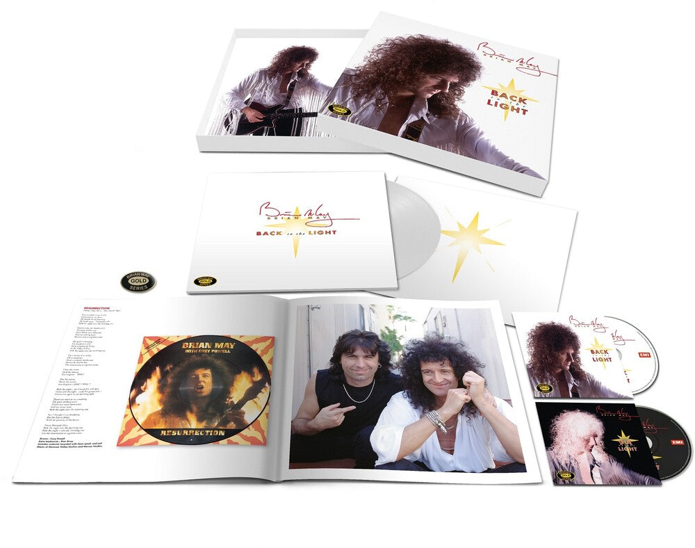 the album cover for Brian May - Back To The Light: Remastered [2 CD/LP Box Set]