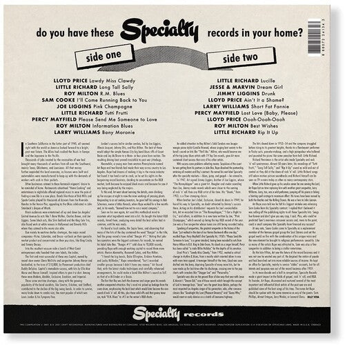 Various Artists - Rip It Up: The Best Of Specialty Records Vinyl Record