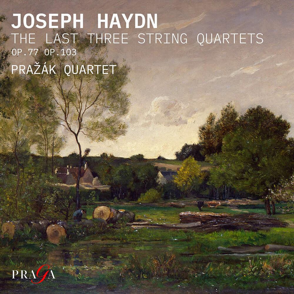 the album cover for Prazak Quartet - Haydn: The Last Three String Quartets