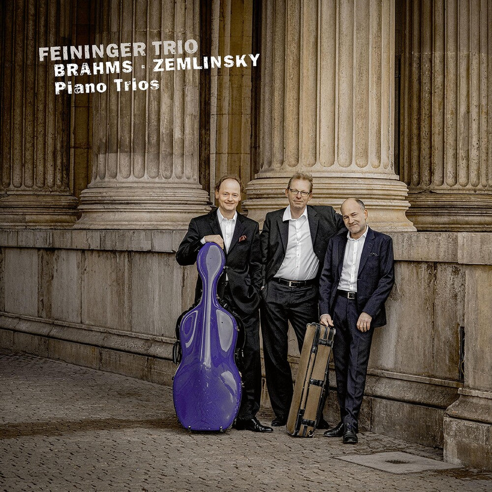 the album cover for Brahms / Feininger Trio - Piano Trios