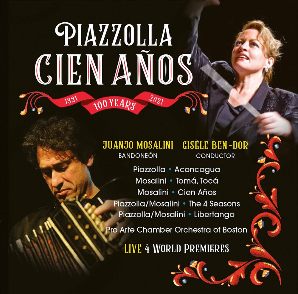 the album cover for Juanjo Mosalini - Piazolla Cien Anos