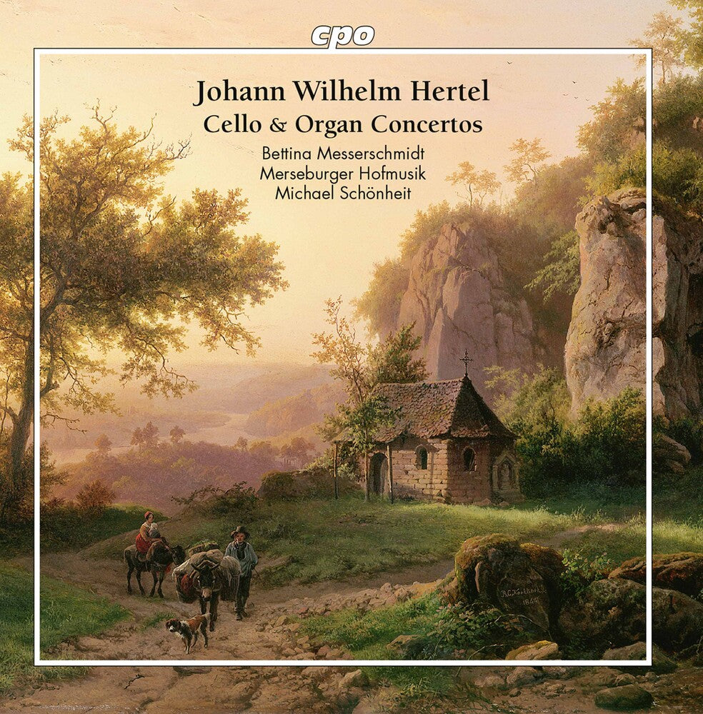 the album cover for Hertel / Messerschmidt / Schonheit - Cello & Organ Concertos