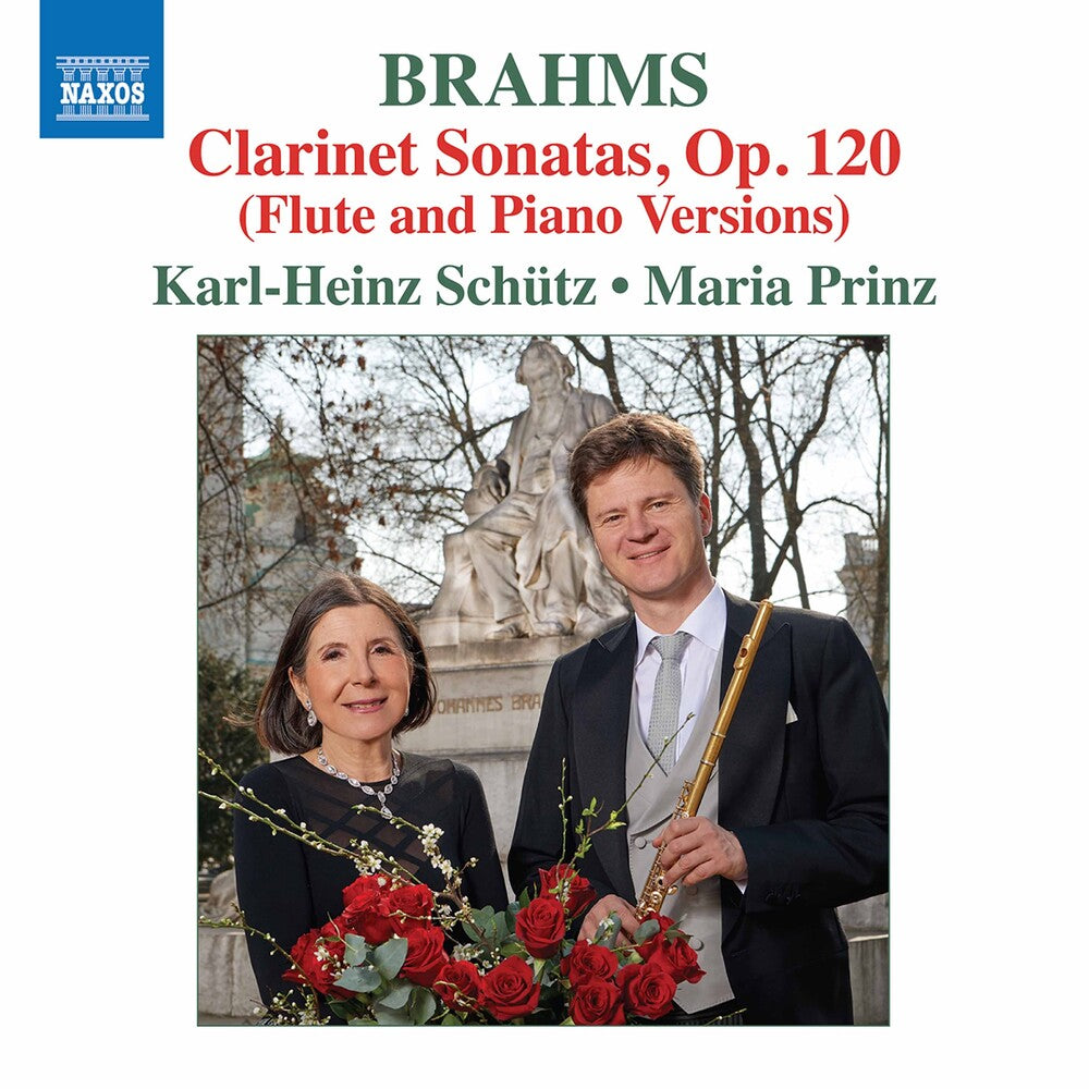 the album cover for Brahms / Schutz / Prinz - Clarinet Sonatas 120