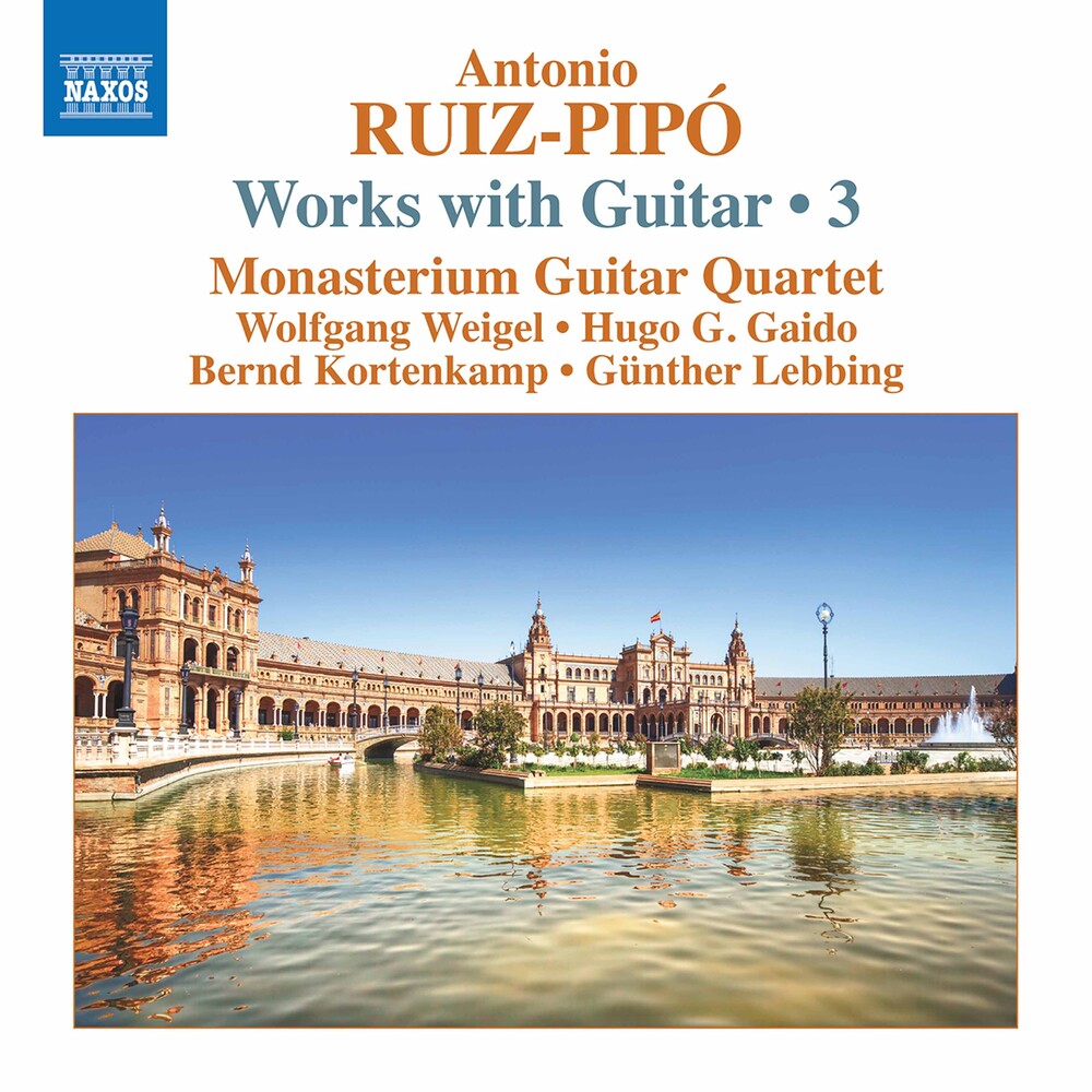 the album cover for Ruiz-Pipo / Monasterium Guitar Quartet - Works with Guitar 3