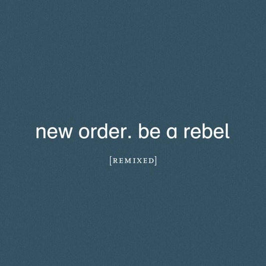 New Order - Be A Rebel Remixed [Clear Vinyl] [Limited Edition] Vinyl Record